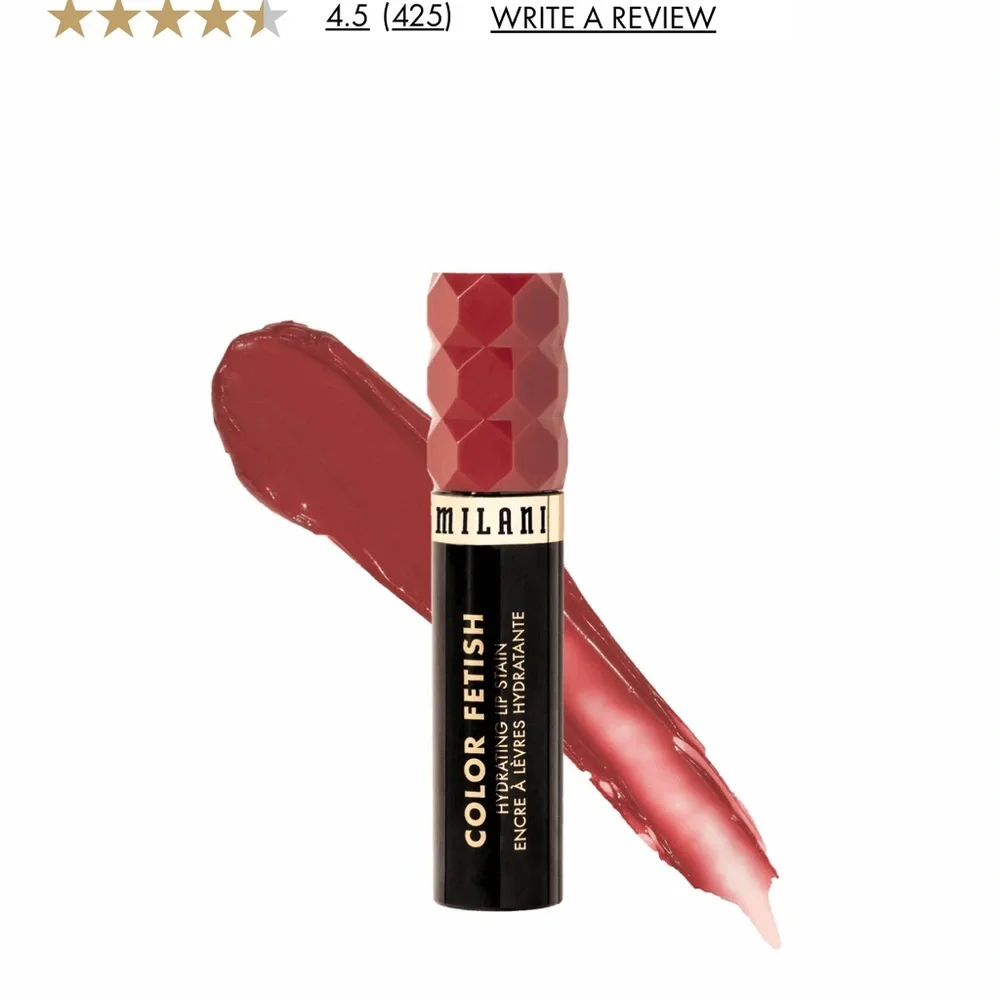 New Sealed Milani Color Fetish Hydrating Lip Stain in Shade 130 Rose Rising
